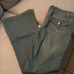 Wide leg jeans